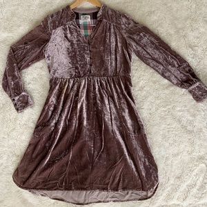 Holding Horses Velvet Dress